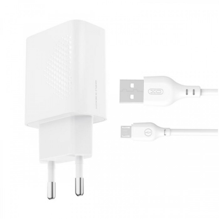 XO L159 QC18W Φορτιστής Γρήγορης Φόρτισης USB-A με Καλώδιο Micro USB XO L159 QC18W Φορτιστής Γρήγορης Φόρτισης USB-A με Καλώδιο Micro USB