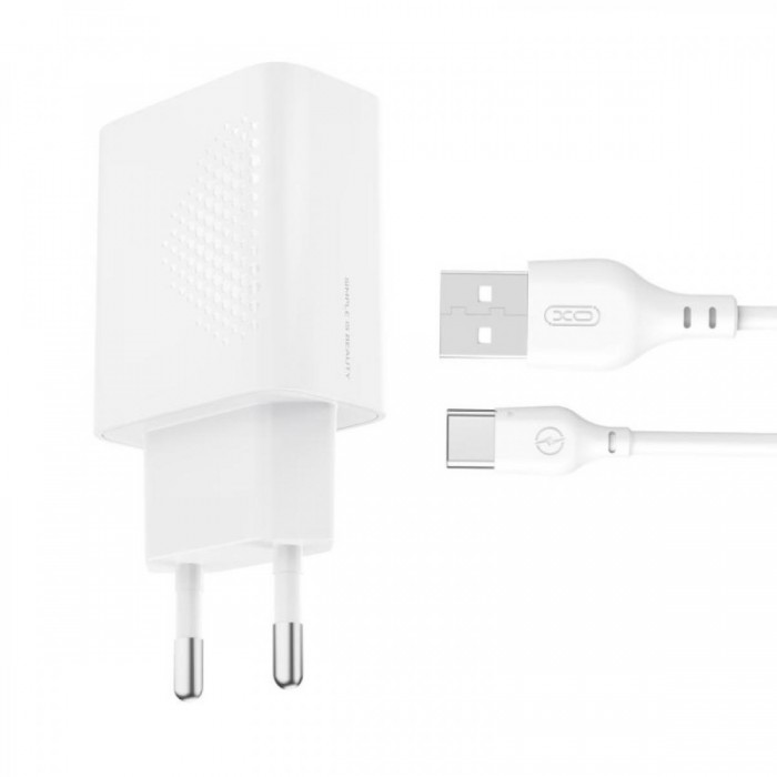 XO L159 QC 18W Φορτιστής Γρήγορης Φόρτισης USB-A με Καλώδιο Type-C XO L159 QC 18W Φορτιστής Γρήγορης Φόρτισης USB-A με Καλώδιο Type-C