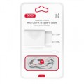 XO L159 QC 18W Φορτιστής Γρήγορης Φόρτισης USB-A με Καλώδιο Type-C XO L159 QC 18W Φορτιστής Γρήγορης Φόρτισης USB-A με Καλώδιο Type-C
