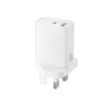XO L163 PD30W QC Φορτιστής UK Γρήγορης Φόρτισης 18W USB-A & Type-C XO L163 PD30W QC Φορτιστής UK Γρήγορης Φόρτισης 18W USB-A & Type-C
