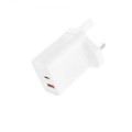 XO L163 PD30W QC Φορτιστής UK Γρήγορης Φόρτισης 18W USB-A & Type-C XO L163 PD30W QC Φορτιστής UK Γρήγορης Φόρτισης 18W USB-A & Type-C