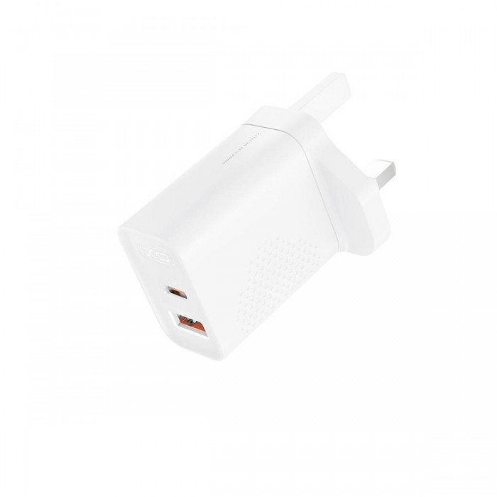 XO L163 PD30W QC Φορτιστής UK Γρήγορης Φόρτισης 18W USB-A & Type-C XO L163 PD30W QC Φορτιστής UK Γρήγορης Φόρτισης 18W USB-A & Type-C