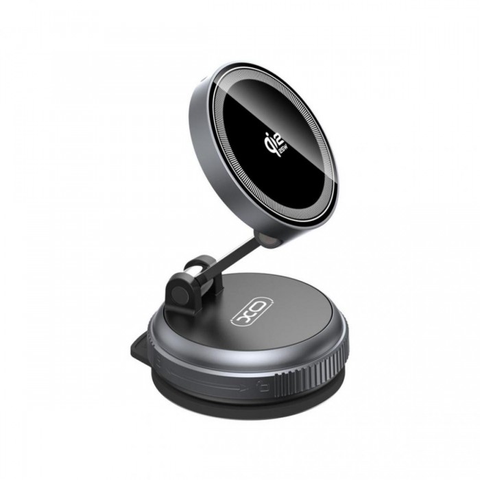 XO CX046 Ασύρματος Φορτιστής 25W με Βεντούζα και RGB Φωτισμό