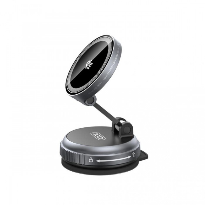 XO CX046 Ασύρματος Φορτιστής 25W με Βεντούζα και RGB Φωτισμό