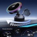 XO CX046 Ασύρματος Φορτιστής 25W με Βεντούζα και RGB Φωτισμό