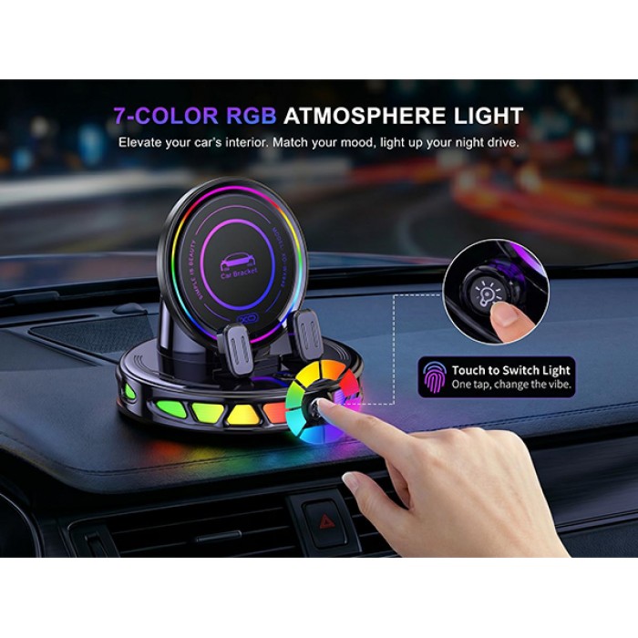 XO WX048 Ασύρματος Φορτιστής 15W με Περιστροφή 360°