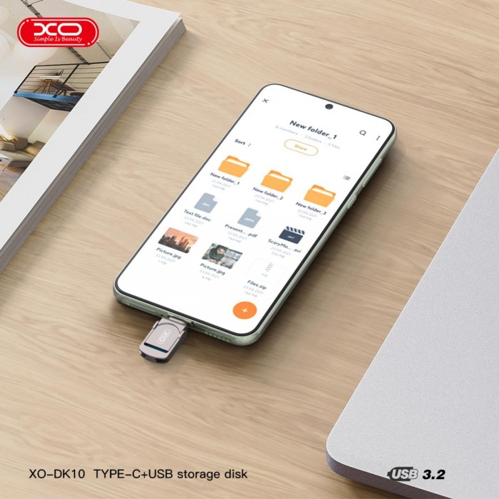 XO DK10 Μονάδα Αποθήκευσης Type-C 16G