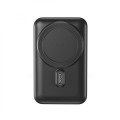 XO PR288 Powerbank Ταχείας Φόρτισης 15W με 3 Ενσωματωμένα Καλώδια & Ασύρματη Φόρτιση PD20W 10000mAh
