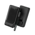 XO PR282 Powerbank Ταχείας Φόρτισης 22.5W με Πρίζα & Λουράκι Type-C 10.000mAh
