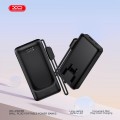XO PR282 Powerbank Ταχείας Φόρτισης 22.5W με Πρίζα & Λουράκι Type-C 10.000mAh