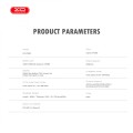 XO PR282 Powerbank Ταχείας Φόρτισης 22.5W με Πρίζα & Λουράκι Type-C 10.000mAh