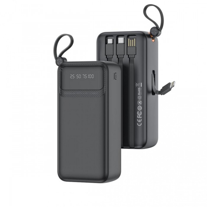 XO PR280 Powerbank με Καλώδια USB-A Type-C Micro & Lightning 30.000 mAh XO PR280 Powerbank με Καλώδια USB-A Type-C Micro & Lightning 30.000 mAh