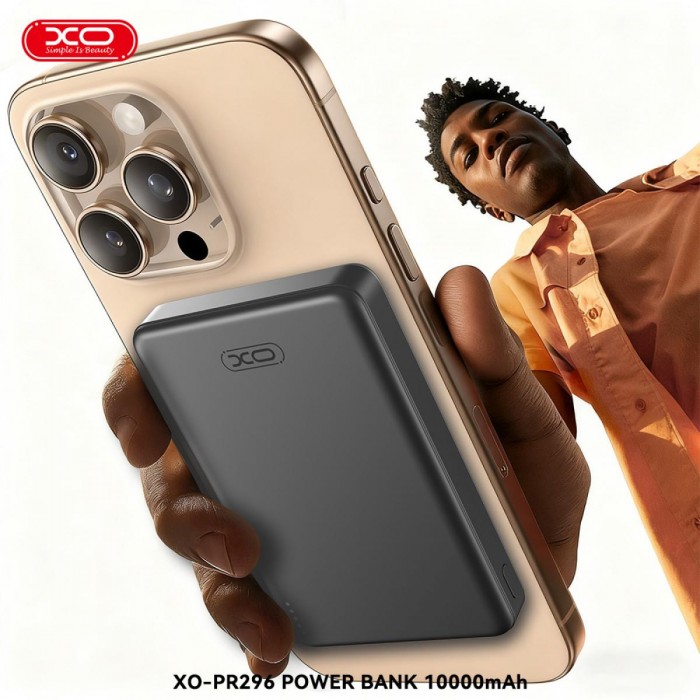 XO PR296 Powerbank Ταχείας Φόρτισης Μεταλικό με Μαγνήτη 10.000mAh Γκρι XO PR296 Powerbank Ταχείας Φόρτισης Μεταλικό με Μαγνήτη 10.000mAh Γκρι