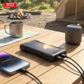 XO PR290 Solar Power Bank 10000mAh με 4 Eνσωματωμένα Καλώδια
