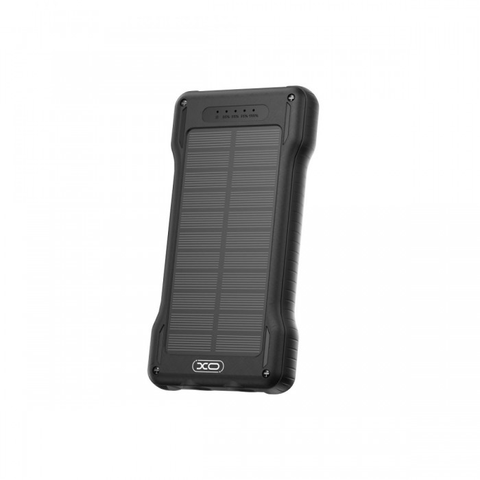 XO PR290 Solar Power Bank 10000mAh με 4 Eνσωματωμένα Καλώδια