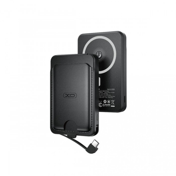 XO PR292 Πολυλειτουργικό Μαγνητικό Power Bank με Καλώδιο Type-C