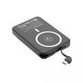 XO PR292 Πολυλειτουργικό Μαγνητικό Power Bank με Καλώδιο Type-C