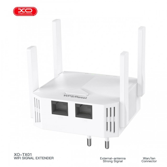 XO TX01 Repeater 1200M (EU) & Router 100M 2 σε 1 XO TX01 Repeater 1200M (EU) & Router 100M 2 σε 1