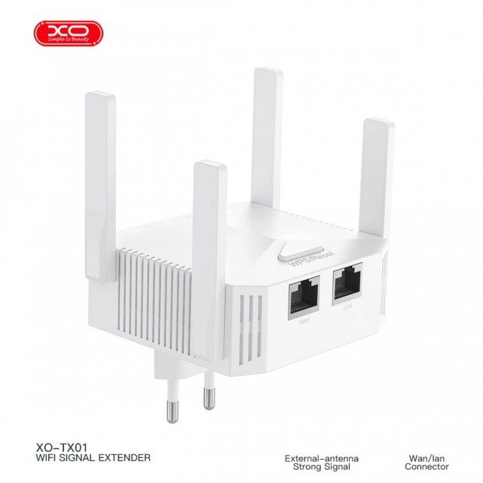 XO TX01 Repeater 1200M (EU) & Router 100M 2 σε 1 XO TX01 Repeater 1200M (EU) & Router 100M 2 σε 1