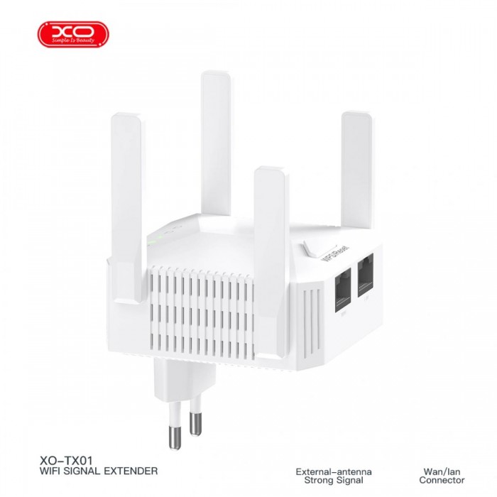 XO TX01 Repeater 1200M (EU) & Router 100M 2 σε 1 XO TX01 Repeater 1200M (EU) & Router 100M 2 σε 1
