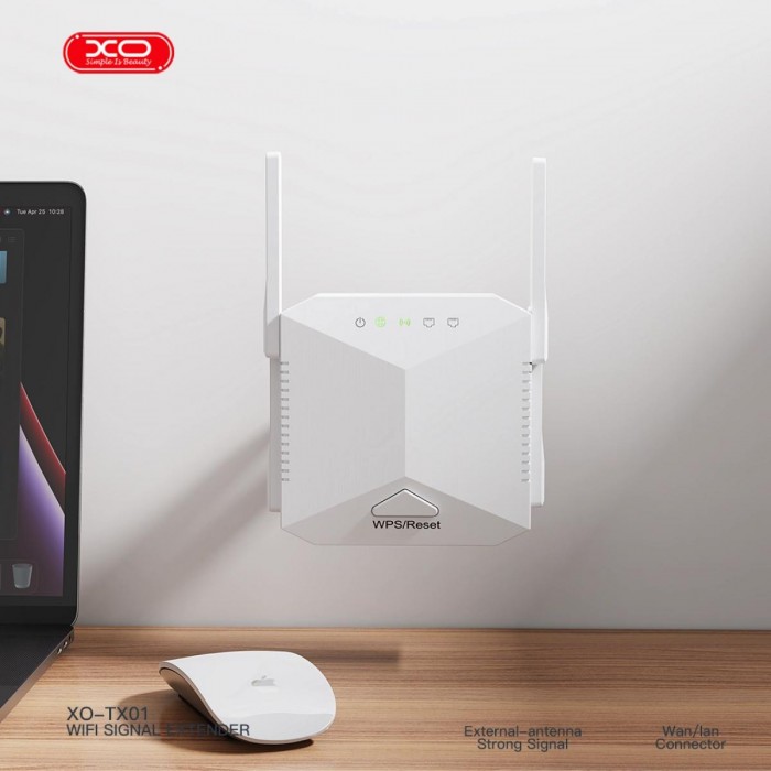 XO TX01 Repeater 1200M (EU) & Router 100M 2 σε 1 XO TX01 Repeater 1200M (EU) & Router 100M 2 σε 1