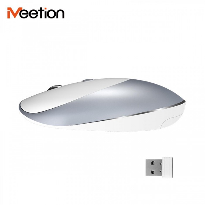 Meetion MT-R600 2.4G Ασύρματο Ποντίκι / Ασημί Meetion MT-R600 2.4G Ασύρματο Ποντίκι / Ασημί