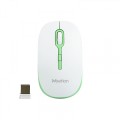 Meetion MT-R547 Ασύρματο Ποντίκι 2.4G Άσπρο & Πράσινο