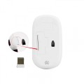 Meetion MT-R547 Ασύρματο Ποντίκι 2.4G Άσπρο & Πράσινο