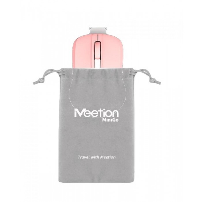 Meetion Silent Mini 2.4G Οπτικό Ασύρματο Ποντίκι (Ροζ) Meetion Silent Mini 2.4G Οπτικό Ασύρματο Ποντίκι (Ροζ)
