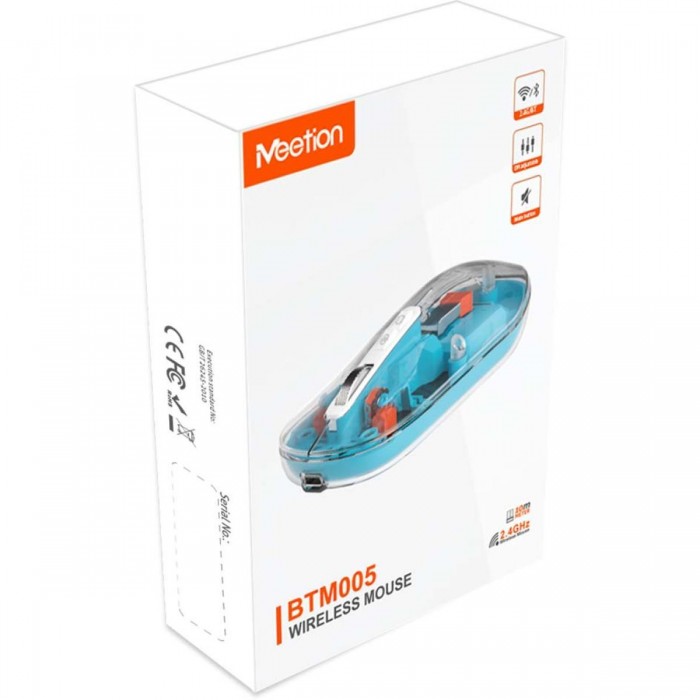 Meetion MT-BTM005 Ασύρματο Ποντίκι Μπλε Meetion MT-BTM005 Ασύρματο Ποντίκι Μπλε