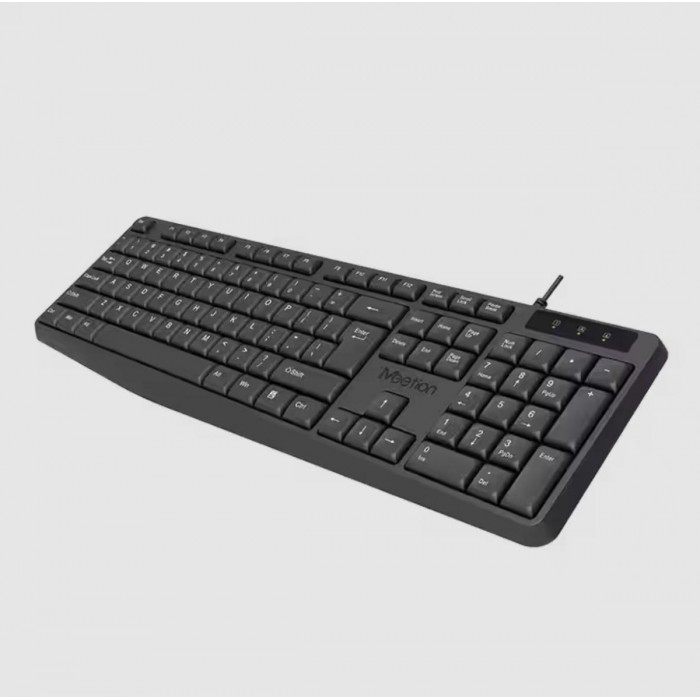 Meetion MT-K200 Ενσύρματο Πληκτρολόγιο Σοκολατί