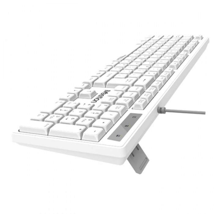 Meetion MT-K300 Standard USB Ενσύρματο Πληκτρολόγιο Λευκό