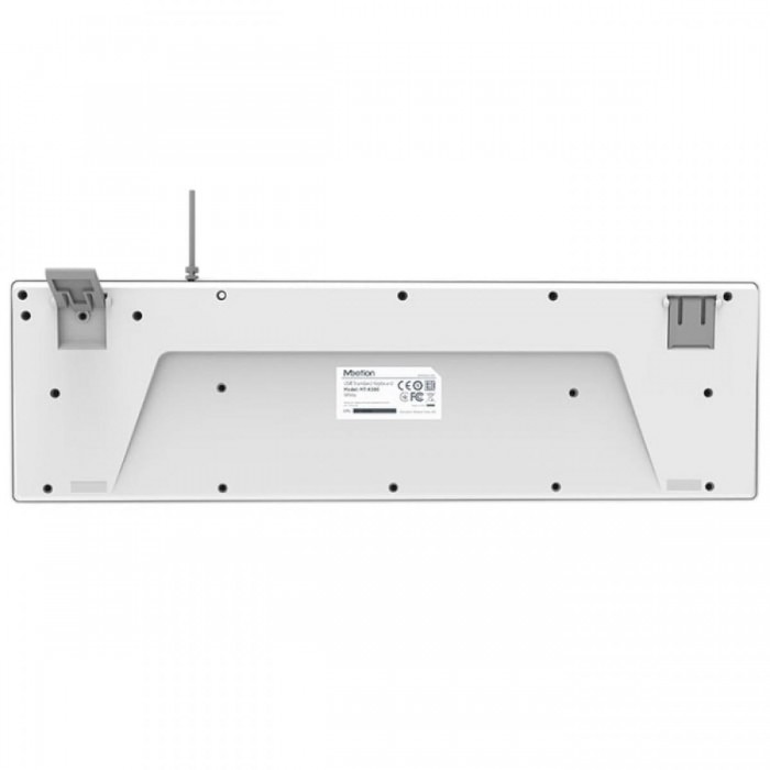 Meetion MT-K300 Standard USB Ενσύρματο Πληκτρολόγιο Λευκό