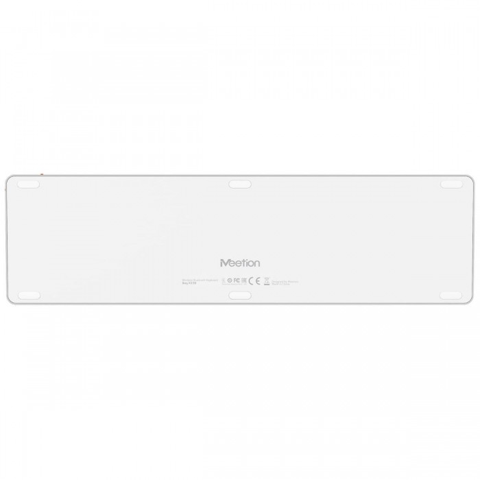 Meetion MT-K230MW 2.4G+Bluetooth Πληκτρολόγιο Λευκό US