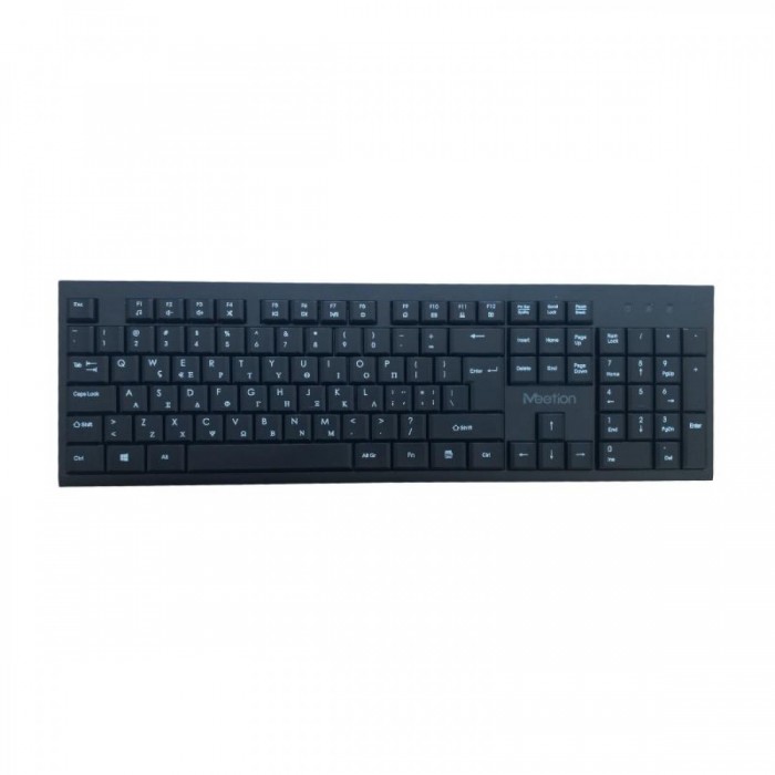 Meetion MT-C4120 Little Ασύρματο Σετ Ελληνικό Πληκτρολόγιο & Ποντίκι 2.4G