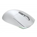 Meetion MT-GW33 Ενσύρματο 2.4G Bluetooth Gaming Ποντίκι Λευκό