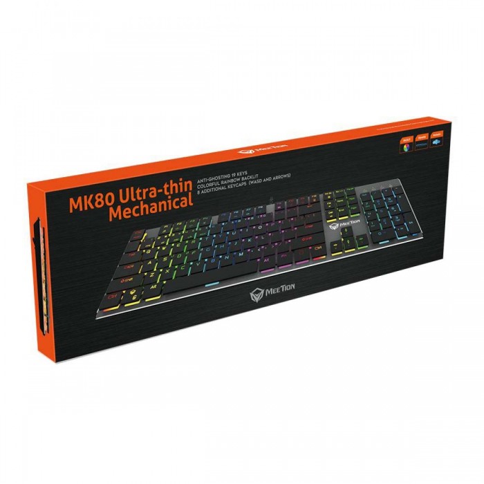 Meetion MT-MK80 Μηχανικό Gaming Πληκτρολόγιο / US