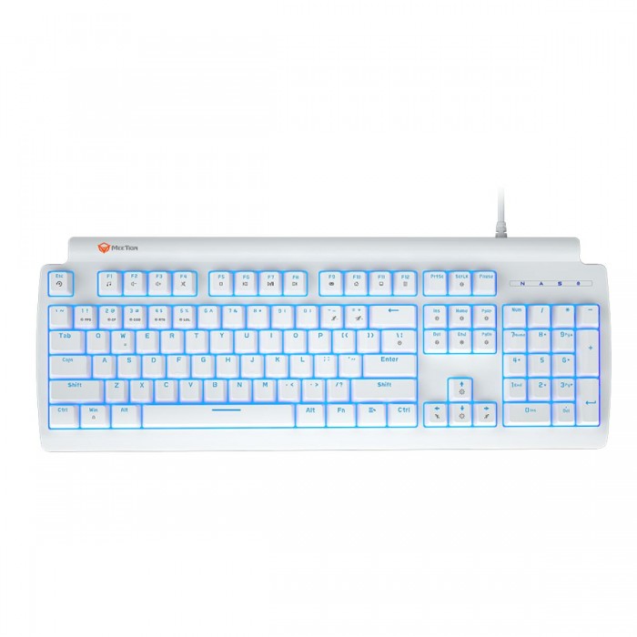 Meetion MT-MK600MX Μηχανικό Gaming Πληκτρολόγιο / Μπλέ Διακόπτες / Άσπρο