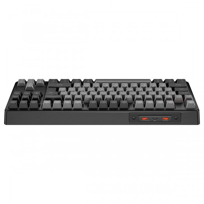 Meetion MT-MK14 Μηχανικό Πληκτρολόγιο Gaming Ενσύρματο & Ασύρματο με Bluetooth και 2.4G RGB Μαύρο US