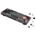 Meetion MT-MK14 Μηχανικό Πληκτρολόγιο Gaming Ενσύρματο & Ασύρματο με Bluetooth και 2.4G RGB Μαύρο US