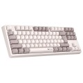 Meetion MT-MK14 Μηχανικό Πληκτρολόγιο Gaming Ενσύρματο & Ασύρματο με Bluetooth και 2.4G RGB Λευκό US
