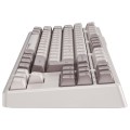 Meetion MT-MK14 Μηχανικό Πληκτρολόγιο Gaming Ενσύρματο & Ασύρματο με Bluetooth και 2.4G RGB Λευκό US
