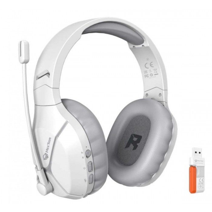 Meetion BTH011 2.4G Bluetooth Gaming Ακουστικά Λευκό Meetion BTH011 2.4G Bluetooth Gaming Ακουστικά Λευκό