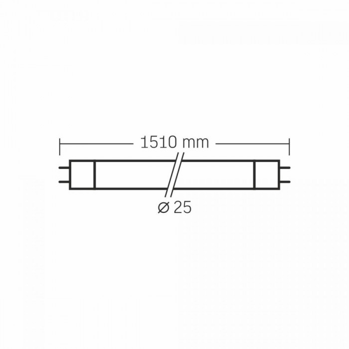 VIDEX-T8-LED-150-24W-NW VIDEX-T8-LED-150-24W-NW