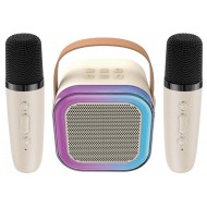ATC-13 Ασύρματο Ηχείο Καραόκε με 2 Μικρόφωνα 5W RGB ATC-13 Ασύρματο Ηχείο Καραόκε με 2 Μικρόφωνα 5W RGB