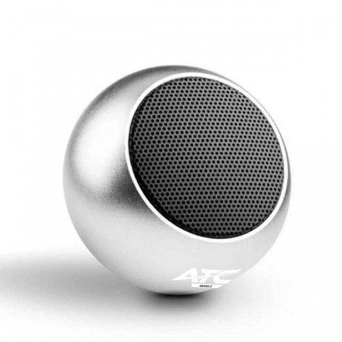ATC-05S Mini Φορητό Ηχείο Ασημί ATC-05S Mini Φορητό Ηχείο Ασημί