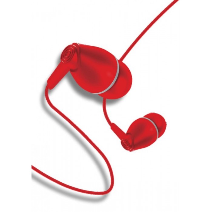 ATC-HFr1 Ενσύρματα Ακουστικά Handsfree 3,5mm Κόκκινο
