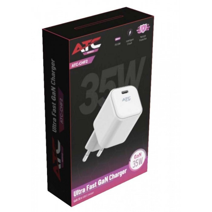 ATC-CHF2 Ultra Fast GaN Charger 35w White (Nano) ATC-CHF2 Ultra Fast GaN Charger 35w White (Nano)