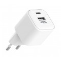 ATC-CH10 Φορτιστής PD με 2 Θύρες USB-Α & Type-C 12W ATC-CH10 Φορτιστής PD με 2 Θύρες USB-Α & Type-C 12W