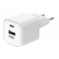 ATC-CH10 Φορτιστής PD με 2 Θύρες USB-Α & Type-C 12W ATC-CH10 Φορτιστής PD με 2 Θύρες USB-Α & Type-C 12W
